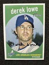 DEREK LOWE #32 2008 Topps Heritage QTY Los Angeles Dodgers