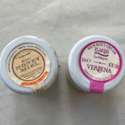Perlier Honey Miel and Elariaa Verbena Set of 2 Lotion Travel Size 1 oz 30 ML