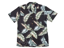 Paradise Found Men's Laukahi Single Leaf Hawaiian Shirt