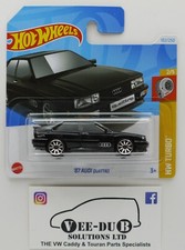 Hot Wheels '87 Audi Quattro Black Hotwheels Short Card 2024 HTD24 NEW