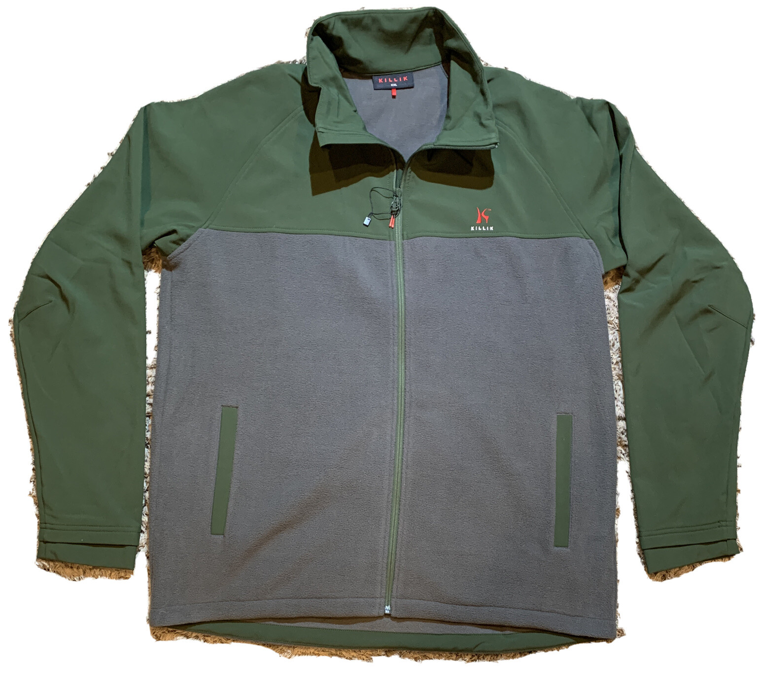 KILLIK Green Soft Shell Hiking Full Zip 