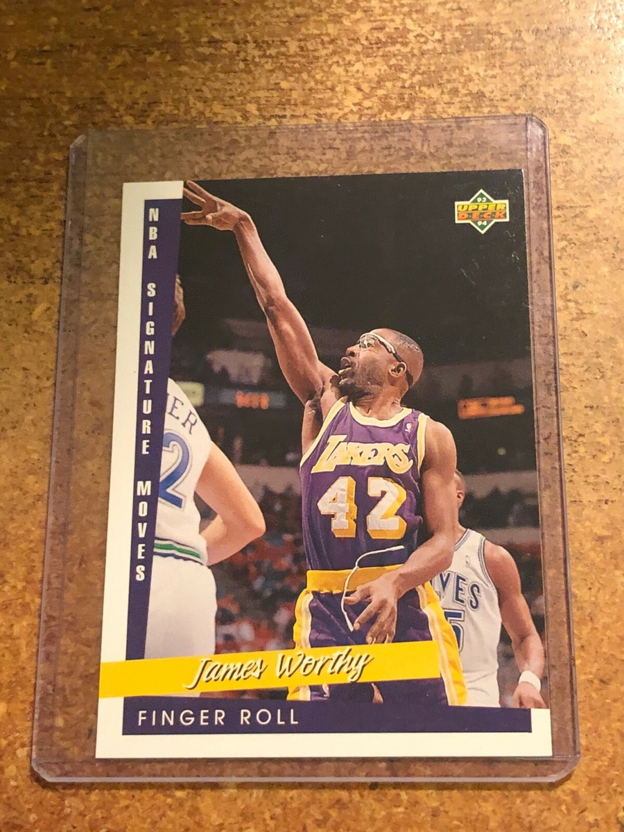 1993-94 Upper Deck Basketball Signature Moves # 250 James Worthy