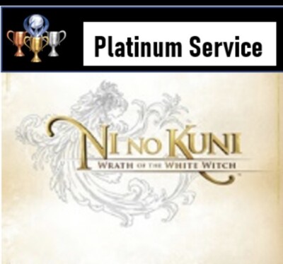 ni no kuni wrath of the white witch Playstation 4 Ps4 Platinum Trophy Service