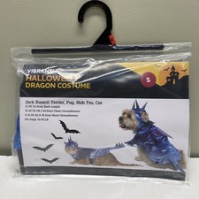  NEW Vibrant Life Blue Dragon Dog  Cat Halloween Costume Size S 10-20 Lbs