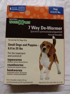 sentry worm x plus 7 way dewormer small dogs