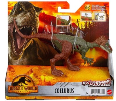 JURASSIC WORLD DOMINION DINOSAUR COELURUS GWN16 MATTEL