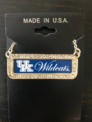 Kentucky Wildcats NCAA Gold-tone Pendant Necklace