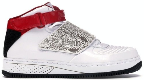 ‘08 Nike Air Jordan Fusion AFJ 6 5/8th 343095-161 Men’s Sz 12 White Varsity Red 08 Nike Air Jordan Fusion AFJ 6 5/8th 343095-161 Men main image 2