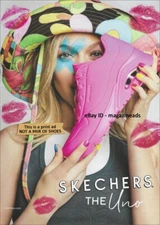 SKECHERS Footwear 1-Page PRINT AD 2023 PRETTY BLONDE GIRL - not a pair of shoes