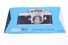   LEICA M M2 CAMERA ORIGINAL BRIEF INSTRUCTIONS MANUAL DUTCH 141-2