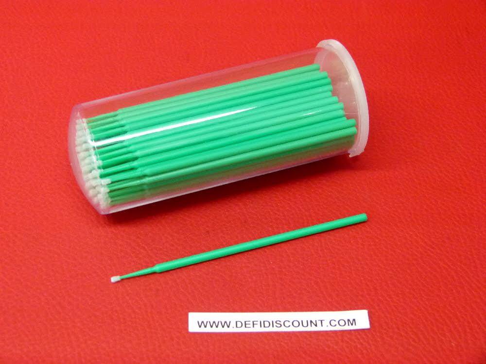 Micro brosse retouche carrosserie 1.5mm et applicateur peinture jetable