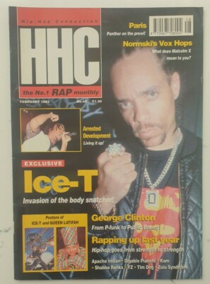HIP HOP CONNECTION (HHC) MAGAZINE - FEB 93 (ISSUE #48) ICE T