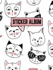 Sticker Album: Sticker Activity Book Permanent Sticker Book 8.5 x 11 Large by...