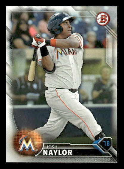 2016 Bowman #BP67 Josh Naylor Miami Marlins