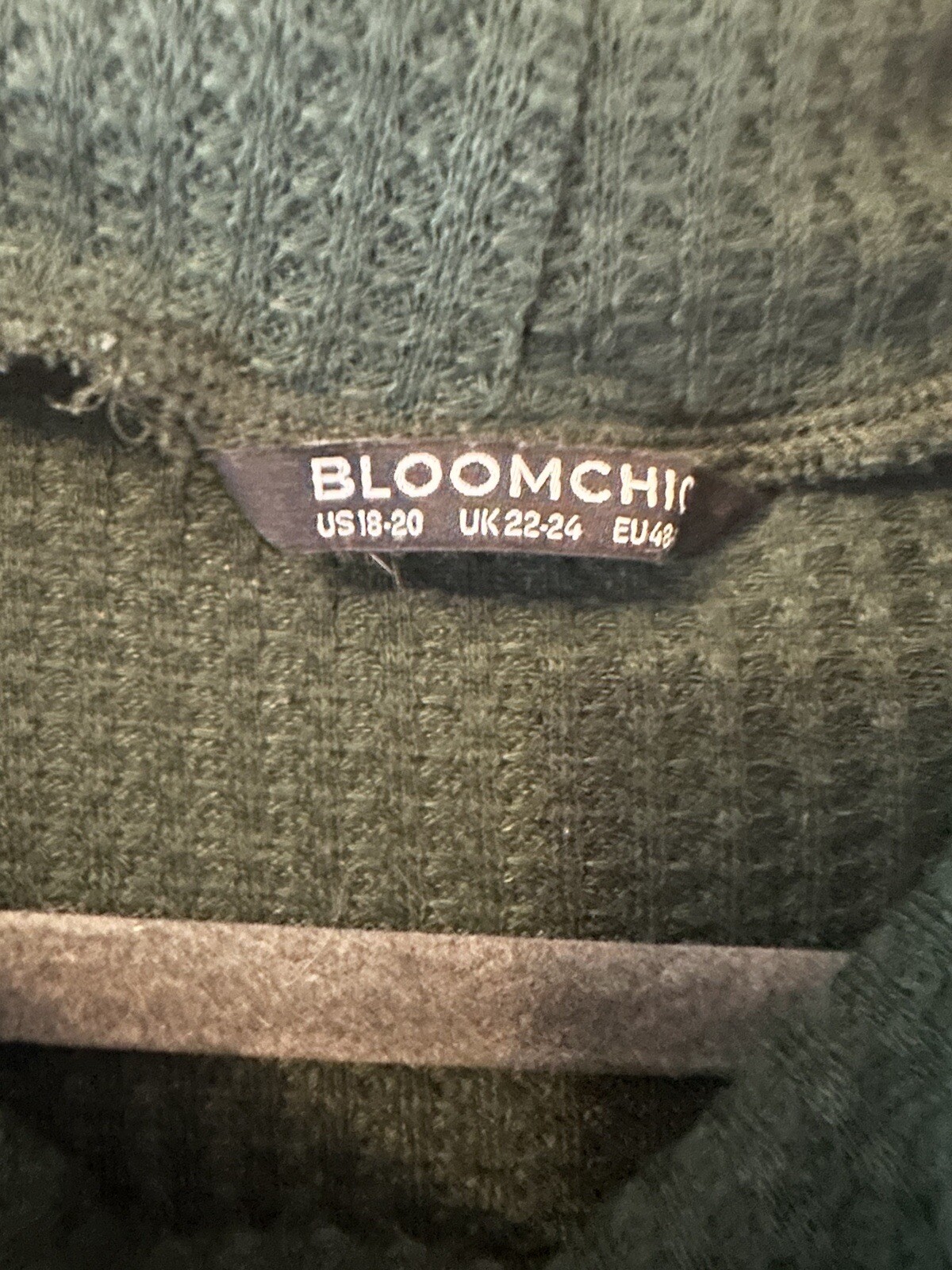 Bloomchic Solid Mock Neck Waffle Knit Wrap Long T… - image 7