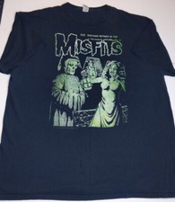 2017 The Misfits The Shocking Return Black Graphic T-shirt Size Men's XL EUC 02
