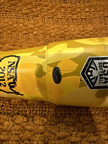 Miken Maniac Slowpitch DIC20M Yellow Camo 34" 28oz 100% Alloy USA Softballschläger - Bild 4 von 7