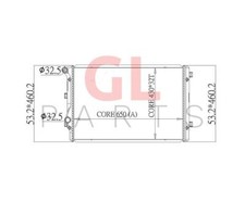 FÜR VW PASSAT CC 2009-2011 Kühler Wasserkühler 1K0121251L Neu