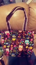 NGIL Quilted Diaper Bag owl/ butterflys/flowers Print new?