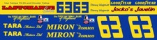  63 Denny Wagoner Miron Javelin 1/64th HO Scale Slot Car Decals