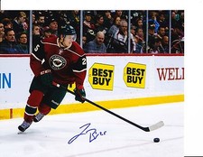 MINNESOTA WILD JONAS BRODIN SIGNED STICKHANDLING 8X10