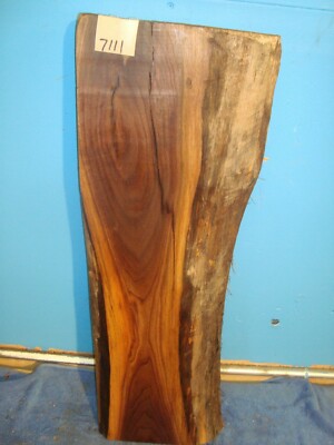 # 7111 Black Walnut Live Edge Slab lumber craft wood 31''L 7 1/4''W 2 1/2''T