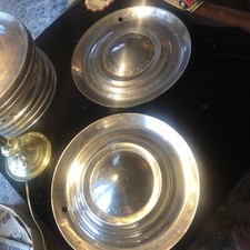 Vintage Pontiac 2 Chrome Hubcaps 15 Diameter 1940-50s Driver Quality Vintage Pontiac 2 Chrome Hubcaps 15 Diameter 1940-50s Driver Quality