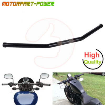 1" Drag Bar Handlebar Iron For Harley Sportster XL883 XR Honda - Foto 5