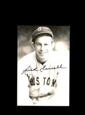 Rick Ferrell Hand Signed Red Sox Postcard  Autograph