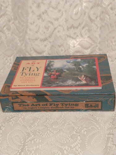 Art of Fly Tying Angler manuale completo e kit di Steve Probasco tblvx1 - Foto 12 di 12