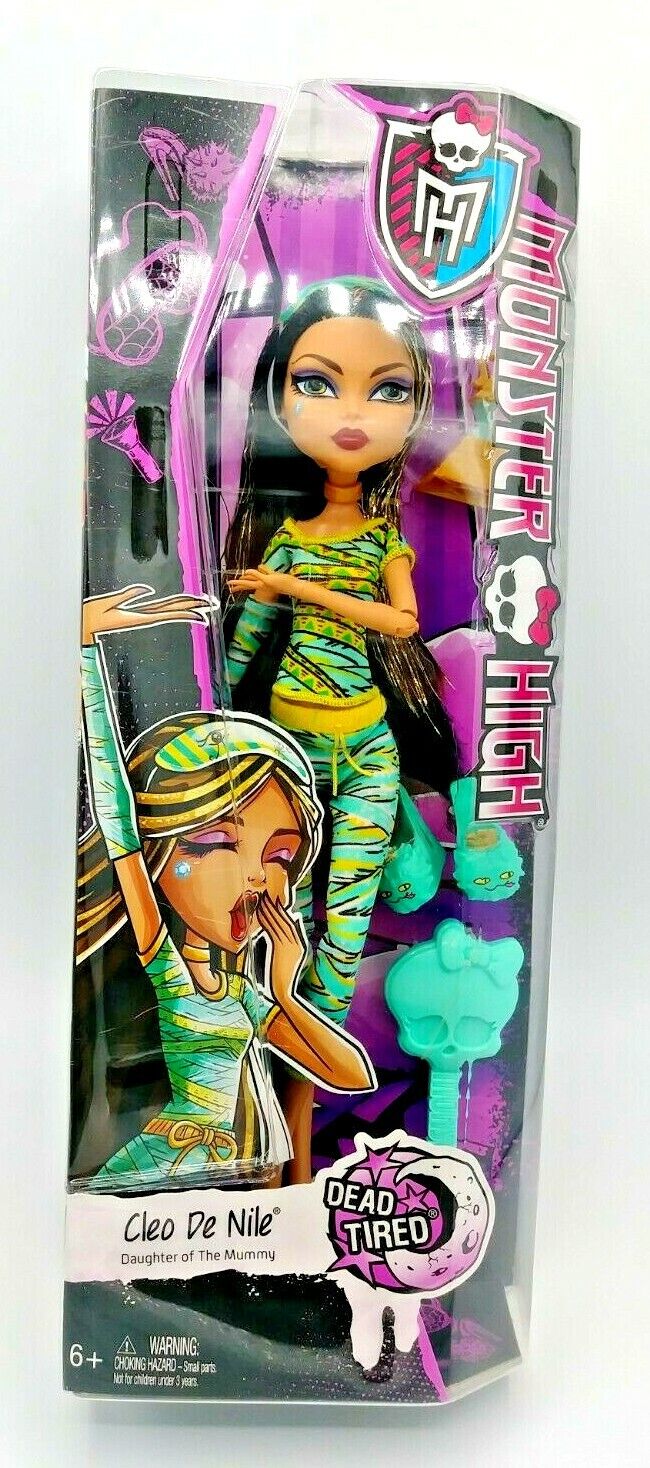 2010 Monster High MISB 11 Dead Tired Cleo de Nile Doll Mattel