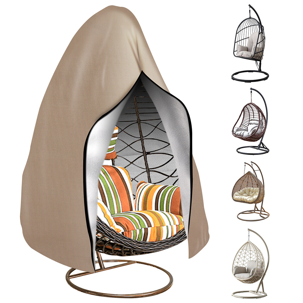 Hanging Swing Chair Cover Outdoor Garden Double Egg Chair Protection