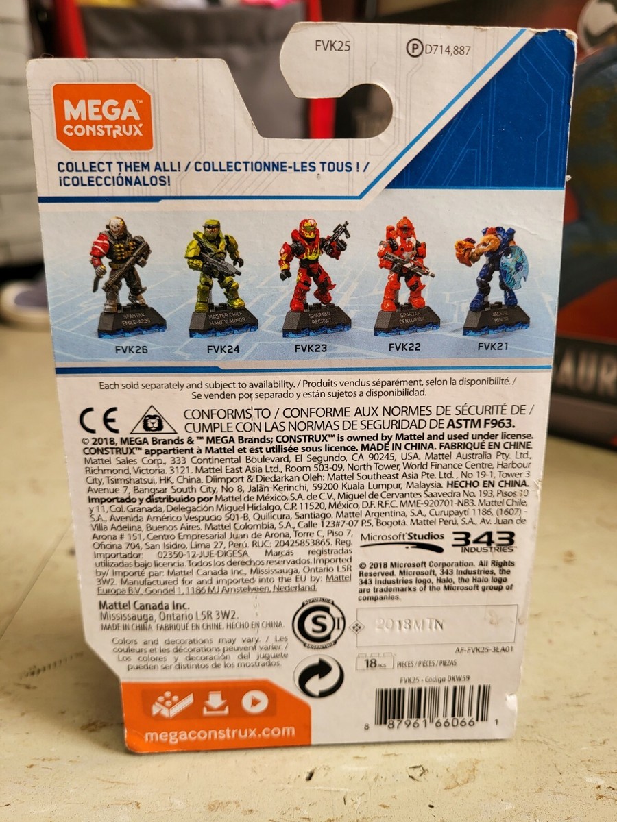 MEGA CONSTRUX Bloks HALO HEROES SERIES 9 DR. HALSEY Cortana FVK25