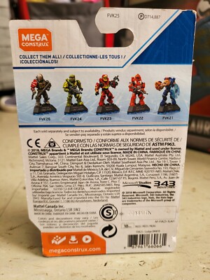 Mega Construx Halo Series 8 Dr. Halsey FVK25 - Raro Personaggio Da Costruzione