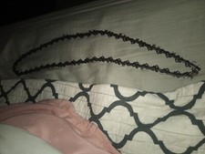 brand new 18 inch chain black silver new ready cut