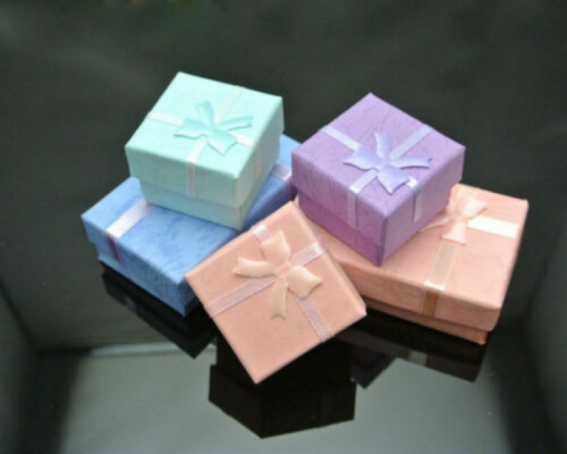 Elegant Jewelry Organizer Box for Necklaces Earrings Rings Paper Storage Gift-image