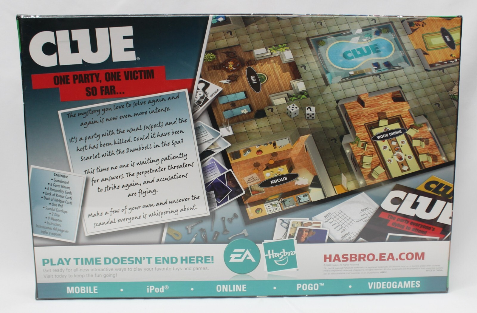 Clue Discover The Secrets Family Board Game 2008 Hasbro for sale online |  eBay