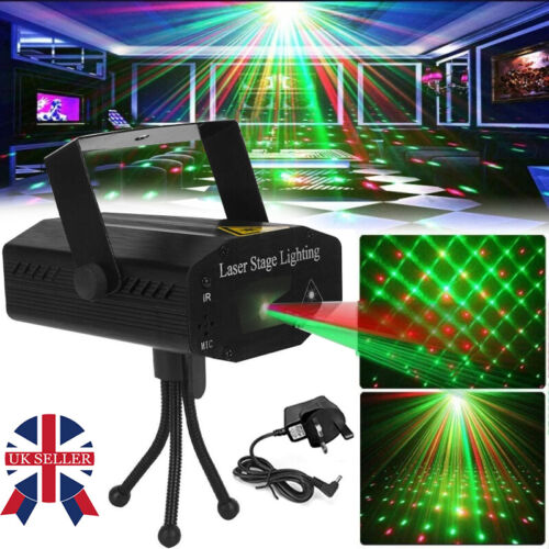 Mini Laser Projector Stage Lights LED R&G Lighting DJ Disco Party KTV Club Home - Picture 1 of 11