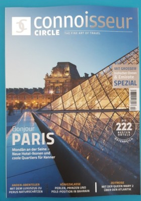 Connoisseur Circle Winter 2017 THE FINE ART OF TRAVEL ungelesen 1A abs.TOP