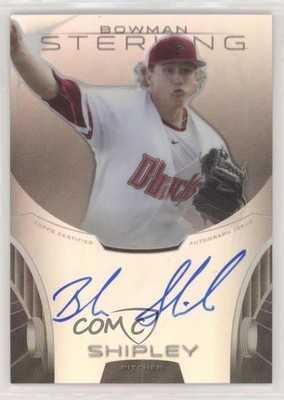 2013 Bowman Sterling Prospect Refractor 51/150 Braden Shipley #BSAP-BS Auto 0l2
