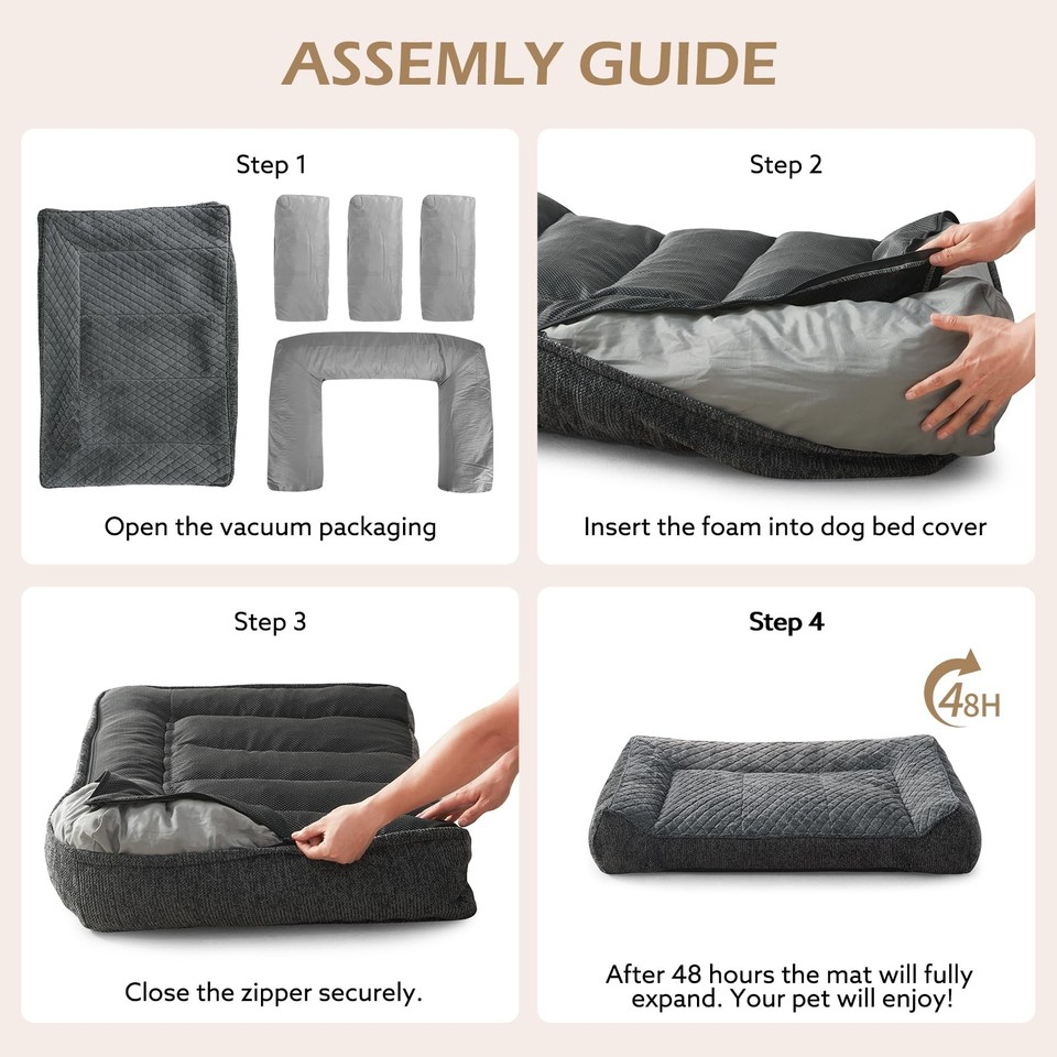 Xl Orthopedic Dog Beds Large Sized Dog Extra Thick Supportive Photo Inspiration