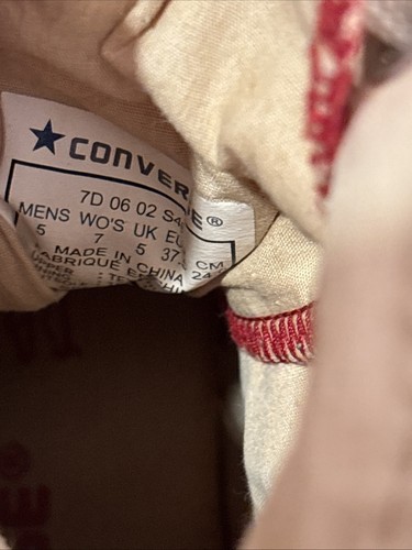 Converse Chuck Taylor All-Star High Schuhe Beige Größe US 7 Wmns - Bild 11 von 11