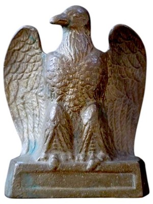 Brass Bald Eagle. Good Condition. Great As Paper Weight .