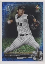 2017 Bowman Chrome Prospects Blue Shimmer Refractor Takahiro Norimoto #BCP97 0c2