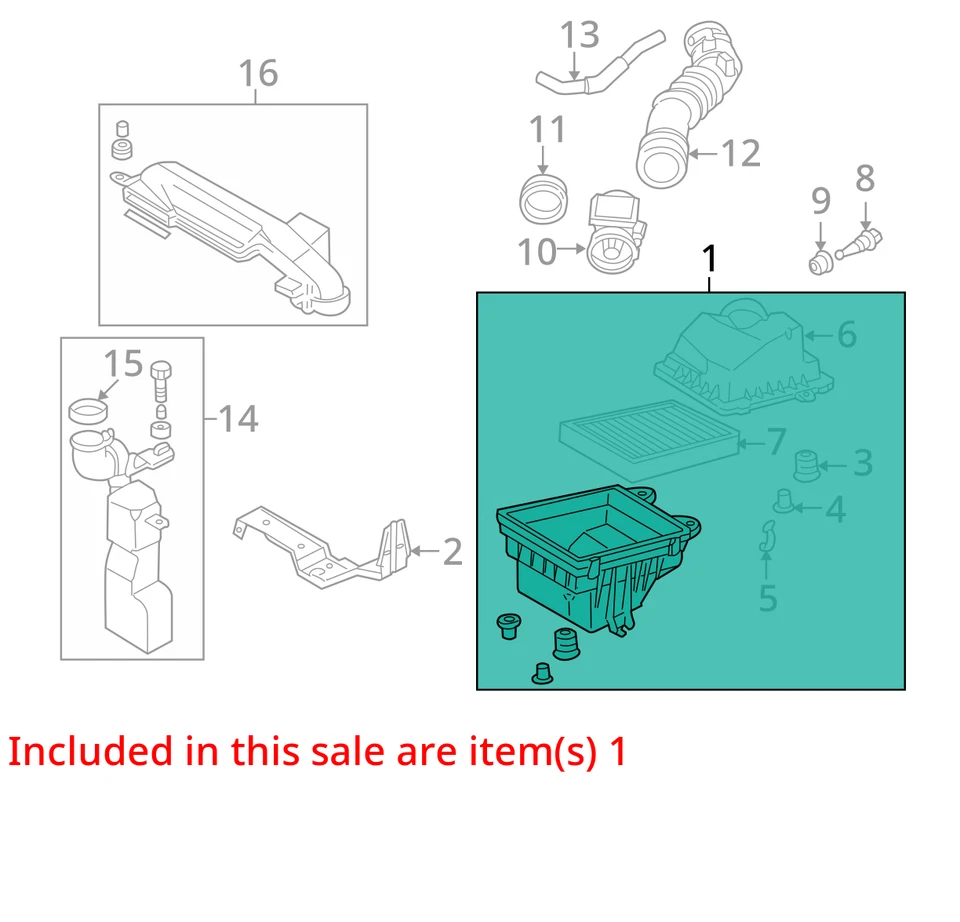 Purificador de aire 2,0 L compatible con 99-03 MAZDA PROTEGE 30585764 Foto 4 de 4