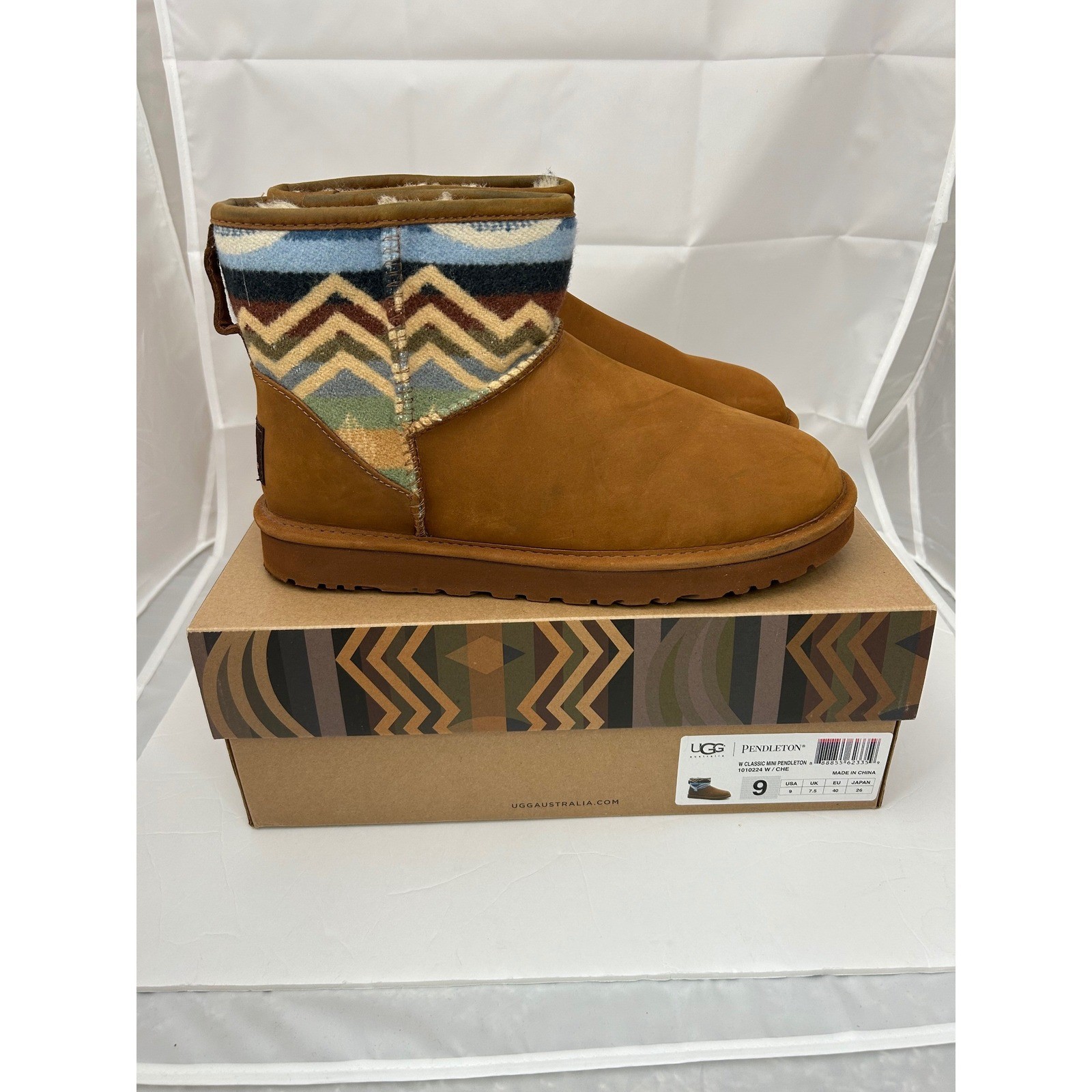 UGG Pendleton Classic Mini boots chestnut brown w… - image 5