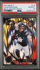 Panini 2024 Select Football Club Level Caleb Williams Red & Yellow Shock PSA 10