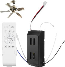 Variable Speed Ceiling Fan Remote Control Kit for DC Motors Lights