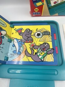 Pepe's Puzzles Sega Pico Storyware Game W/ Box - Tested & Works