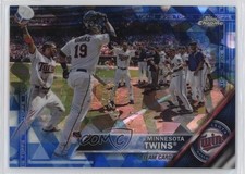 2016 Topps Box Set Chrome Sapphire Edition /250 Minnesota Twins #181 0j53